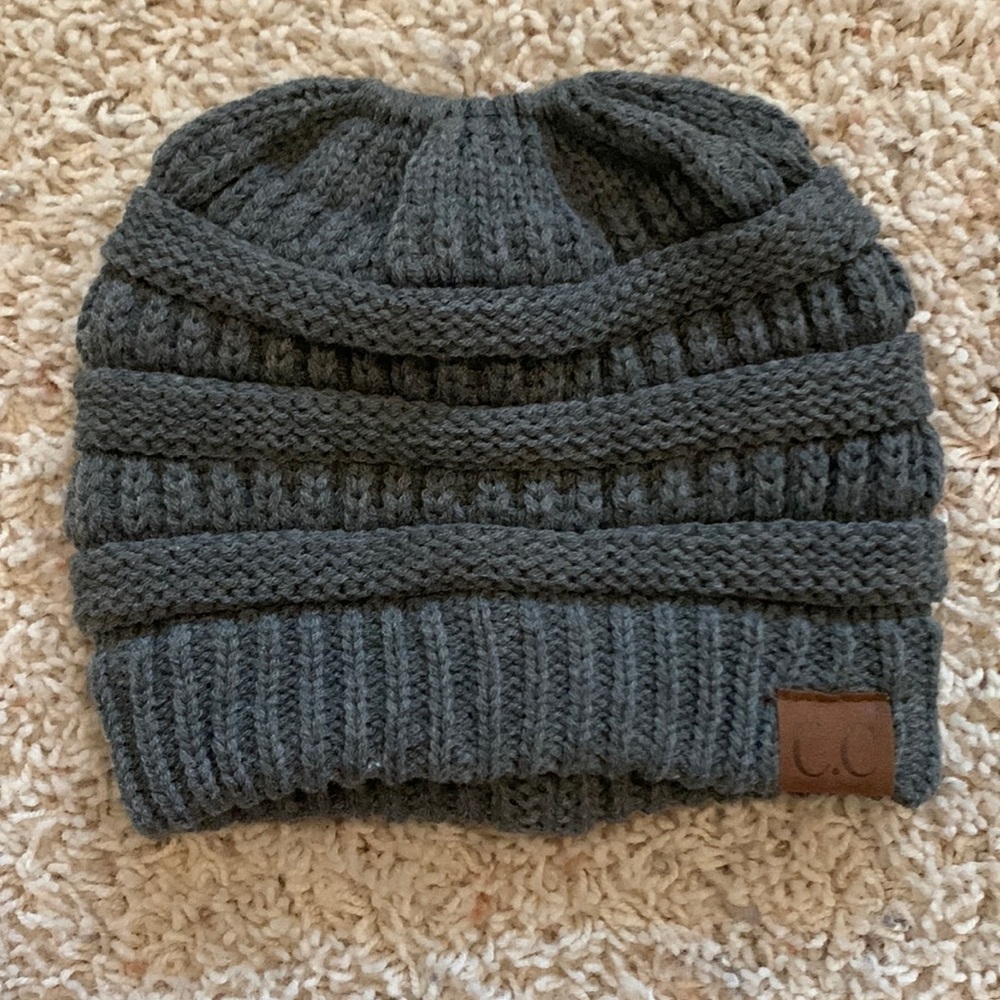 CC Messy Bun Beanie